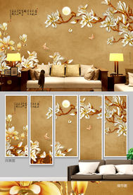 3D花鸟画 新中式装饰画