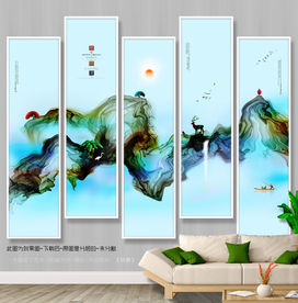 写意画 中式唯美 自然 装饰画