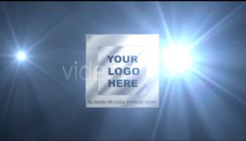 时尚三维闪光视频模板