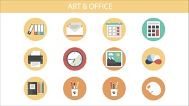 生活常用矢量图标动画合集