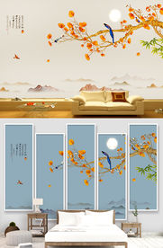 新中式 花鸟画 装饰画