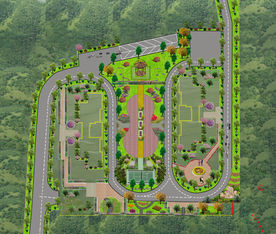 高总鸟瞰效果图