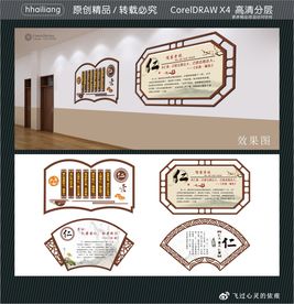 校园文化墙 仁义礼智信