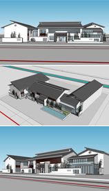 新中式游客服务中心