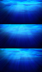 阳光透过海水视频素材