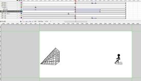 足球射门动画火柴人踢球动作9秒