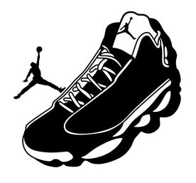 运动球鞋矢量图