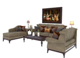 沙发组合模型