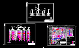 大学小区配电工程竣工图
