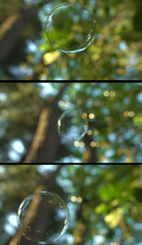 漂浮的泡泡实拍视频素材