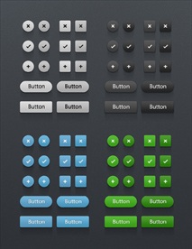 按钮图标标志标识