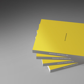杂志画册封面一键智能贴图效果图