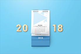 2018精美手撕台历效果图图片