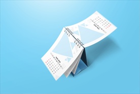 2018精美手撕台历效果图图片