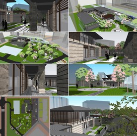 中式游园办公空间