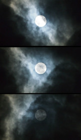 月黑风高夜色朦胧视频素材