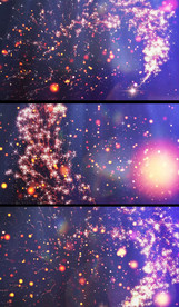 动态旋转粒子视频背景