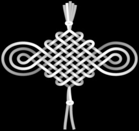 中国结精雕浮雕灰度