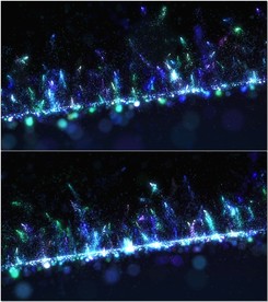 粒子上升晚会舞台背景