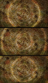 密集金色圆形扩展特效视频素材