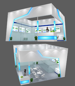 最新实用通用展览展台设计模型