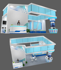 最新实用通用展览展台设计模型