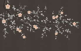 梅花珠宝背景墙