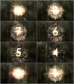 10秒倒计时金色版本AE模板