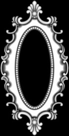 椭圆形洋花精雕浮雕
