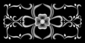 洋花欧式精雕浮雕灰度