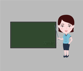 美女老师卡通形象