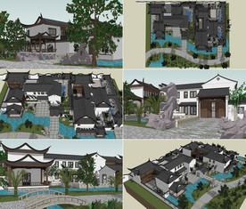 苏式园林别墅设计