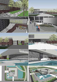 现代大型展览馆