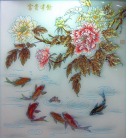 富贵有余 牡丹鱼