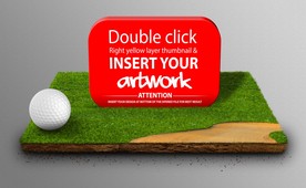 高尔夫球品牌VI样机智能贴图