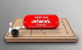 保龄球品牌VI样机智能贴图