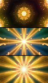 唯美西式花纹万花筒动态背景