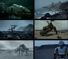 机械元素自然进化论视频素材