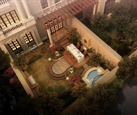 园林景观 住宅景观 园林效果图