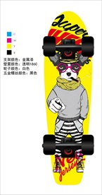 滑板 双翘板 大鱼板 小鱼板