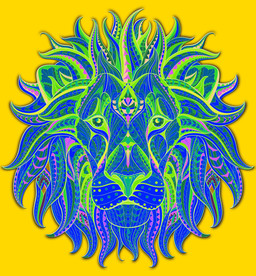 超巨大艺术风文艺范创意狮子头