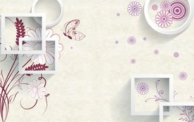 现代简约电视背景墙