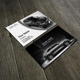 汽车美容装潢名片