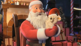 圣诞节开场圣诞老人送礼物