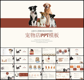 宠物店PPT模板