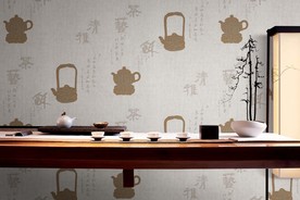 欧式家居 墙纸效果图片