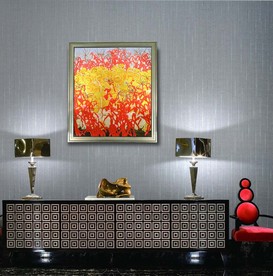 欧式家居 墙纸效果图片