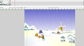 冬天下雪的Flash动画20秒