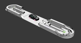 奥迪品牌展厅综合服务区