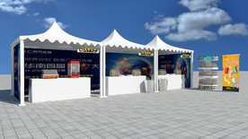 室外篷房食品贩卖